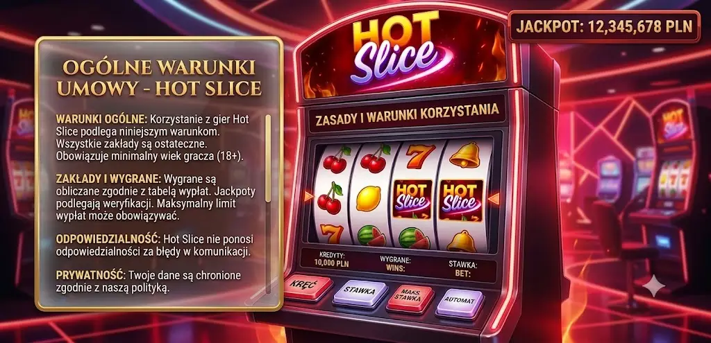 Warunki i zasady — Hot Slice Grać
